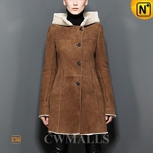 London Shearling Coat with Hood CW605525