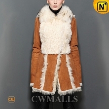 Denver Fur Trimmed Shearling Coat CW605512
Large fur trim around the collar, soft and warm, made with 100% genuine sheepskin leather. Front asymmetric button closure add more vi...
