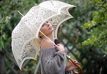 PARASOL AŻUROWY
Parasolka wykonana szydełkiem z delikatnych nici. Czas realizacji zamówienia - 6 tygodni.