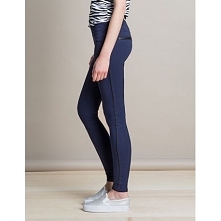 Spodnie z ozdobnymi wstawkami - granat - 39,99zł - klik w zdjecie