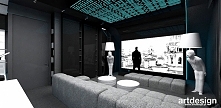 sala kinowa w domu | HAUTE COUTURE ARCHITECTURE