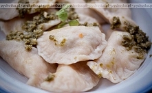 Pierogi z mięsem kaczki*