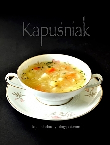 Kapuśniak, zupa z kiszonej ...