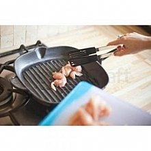 Patelnia żeliwna grillowa, kwadratowa - Kitchen Craft