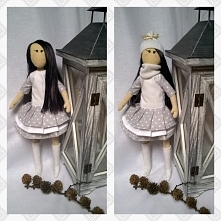 Laleczka z dodatkami na zimę.