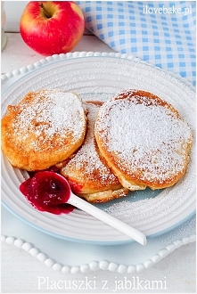 Placuszki z jabłkami, najlepsze ilovebake.pl