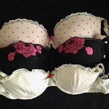 Biustonosze 70 B, h&m wymienie na większe/sprzedam, stan jak nowe (: