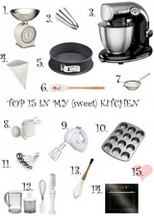 15 rzeczy niezbędnych w "Słodkiej kuchni"