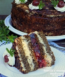 torcik z masy makowej ( z k...