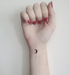 Half Moon Tattoo