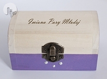 pudełko na obrączki drewniane z poduszką