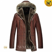 Mexico City Hooded Shearling Fur Jacket CW858121