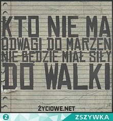 Marzenia są po to by je spe...