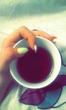 gorąca herbata na zimne wie...