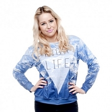 Bluza z nadrukiem HIGH LIFE - 44,99zł - klik w zdjecie
