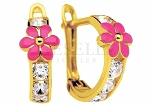 Pierwsze, złote kolczyki dl...