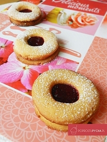 Pyszne waniliowe ciasteczka z dżemem! :) upiecz to! :) przepis krok po kroku po kliknięciu w zdjęcie