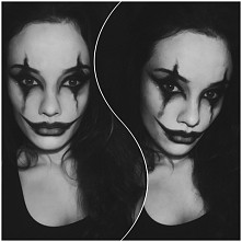 makijaz na halloween :)