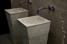 ‎Łazienka‬ z wykorzystaniem stojącej ‪‎umywalki‬ z marmuru model: CRL142 od ‪Lux4home‬™ ‪‎umywalkikamienne‬  ‎umywalkizkamienia‬ ‪‎łazienki‬