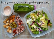 Sałatka Drwala
Więcej przepisów na lunchbox do pracy/ szkoły na blogu: kolorowy-swiat-magdy.blogspot.com