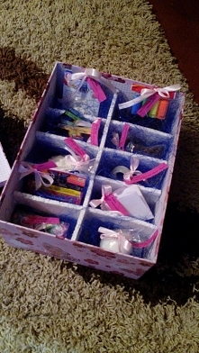 Prezent ślubny dla Pary Młodej mojego wykonania. :)