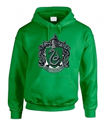 bluza z kapturem GODŁO SLYTHERINU - modna bluza dla potterheads z obrazkiem godła ; świetny pomysł na prezent dla ślizgona - potterheads. Wygodna i ciepła bluza z kapturem damka...