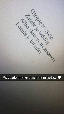 Dzisiaj wpadłam na cytat "Świad­omość śmier­ci po­budza do życia. "

Nie zawsze, czasami po prostu spokojnie na nią czekamy..