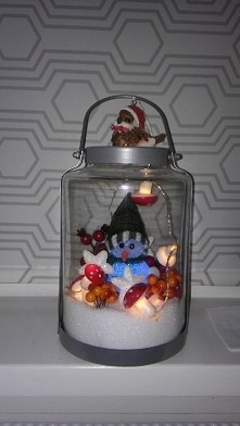 świąteczny słoik dekoracyjny ;)