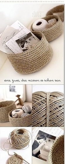 Piękny koszyk na drobiazgi ...