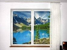 Fotoroleta z widokiem