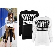 Bluza z nadrukiem - Advisory - 35,99zł - klik w zdjecie