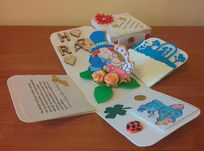 Ślubny exploding box