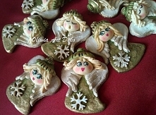 aniołki z masy solnej