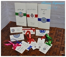 Zaproszenia, winietki, zawieszki