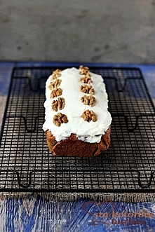 ciasto marchweka z orzechami