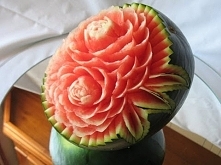 How to make a watermelon carving - Art with fruit and vegetables, by Jp.Gondomar