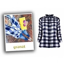 Koszula w kratę - granat - 39,99zł - klik w zdjecie