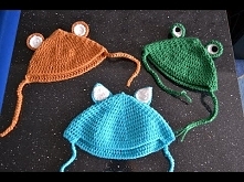 czapka na szydełku dla dzie...