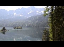 Alpy i jezioro Eibsee