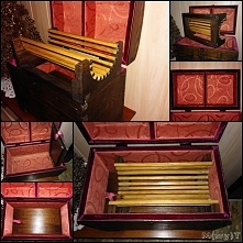 IDEALNY NA PREZENT!
Mój pierwszy kuferek zrobiony samodzielnie od podstaw. Najpierw było kilka sosnowych desek, które zamieniłem w kuferek zdobiony pereborami - podlaskim wzorem...