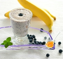 Koktajl borówkowo-bananowy