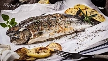 Pieczone pstrągi Grażyny