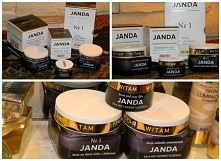Seria kremów Janda na moich licach