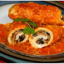 Roladki schabowe z pieczark...