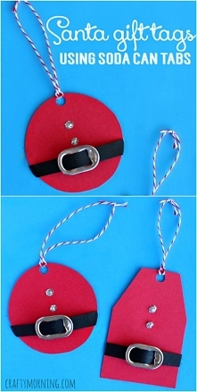 super pomysł na "bileciki" do prezentów by designsponge