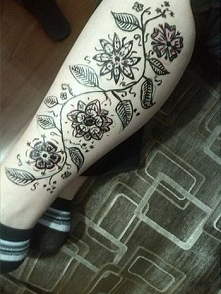 Henna, wzorek mojej roboty