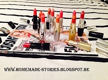 Kosmetyki! Bo kto nie lubi szminek! 
Więcej zdjęć u mnie na blogu.
homemade-stories.blogspot.be