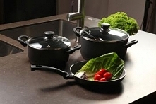 Zestaw naczyń Lucca (5 elementów: garnki, pokrywki i patelnia) - Ballarini