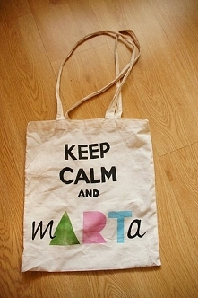 torba z moim własnym logiem :)