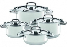 Zestaw 4 garnków Nature White - Silit